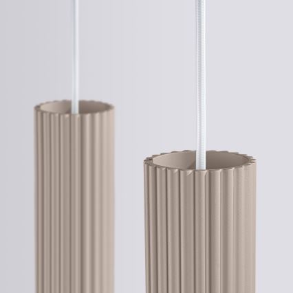 Brilagi - LED-люстра на тросе CRESTO 2xGU10/10W/230V taupe