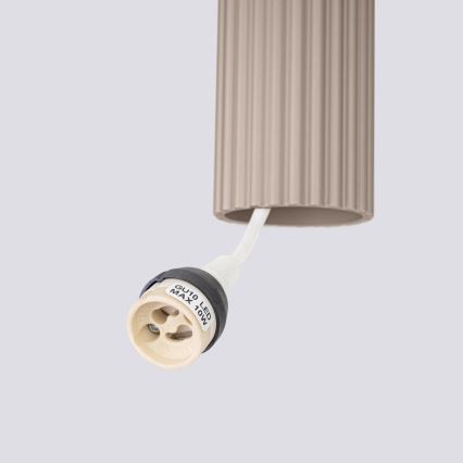 Brilagi - LED-люстра на тросе CRESTO 3xGU10/10W/230V тауп
