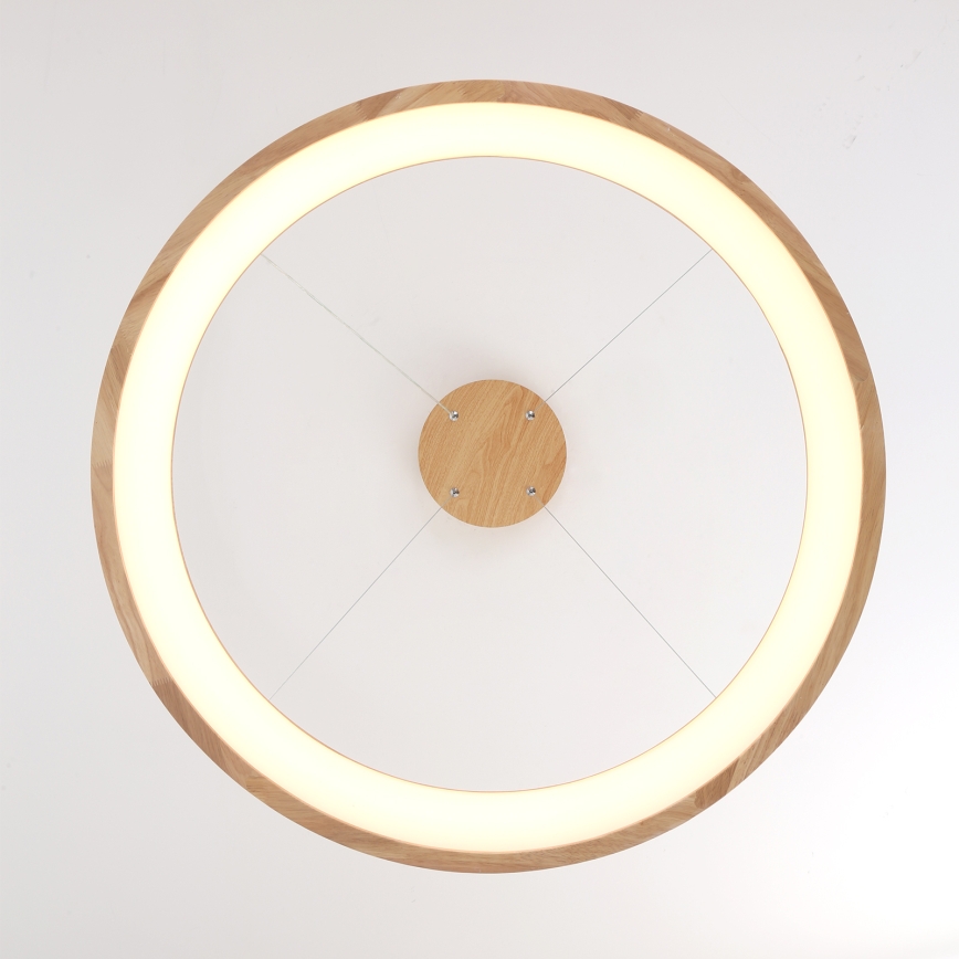 Brilagi - LED-люстра на подвесном тросе FALCON WOOD LED/60W/230V 3000/4000/6000K диаметр 80 см дерево