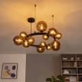 Brilagi - LED-люстра на тросе MILLA 15xG9/3W/230V коричневая/дымчато-коричневая