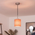 Brilagi - LED люстра на тросе NUBILA 1xE27/60W/230V диаметр 14 см чёрная/оранжевая