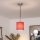 Brilagi - LED-люстра на тросе NUBILA 1xE27/60W/230V Ø 14 см чёрный/красный