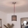 Brilagi - LED-люстра на тросе NUBILA 1xE27/60W/230V Ø 14 см красный/антрацит
