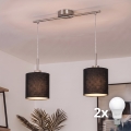 Brilagi - LED-люстра на тросе NUBILA 2xE27/60W/230V черная