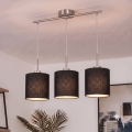 Brilagi - LED-люстра на тросе NUBILA 3xE27/60W/230V чёрная