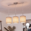 Brilagi - LED-люстра на тросе NUBILA 3xE27/60W/230V коричневая