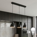 Brilagi - LED люстра на тросе RIDDY 3xE27/60W/230V чёрная