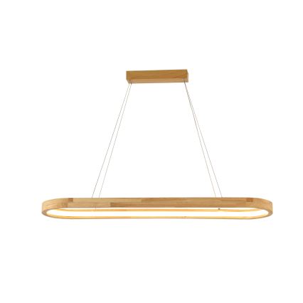 Brilagi - LED-люстра на тросе UMEA WOOD LED/40W/230V 90x22 cm, из дерева