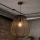 Brilagi - LED люстра на тросі ARVEN 1xE27/8W/230V діам. 37 см чорна