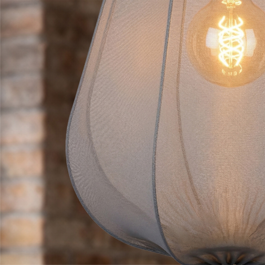 Brilagi - LED-люстра на тросі ARVEN 1xE27/8W/230V Ø 37 см сіра