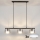 Brilagi - LED Люстра на тросі AURA LUX 3xGX53/30W/230V чорна/димчаста