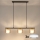 Brilagi - LED Люстра на тросі AURA LUX 3xGX53/30W/230V чорна/золота