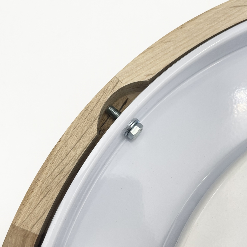 Brilagi - LED-люстра на тросі CARVALHO MODERN 2xE27/60W/230V дуб діам. 37,5 см