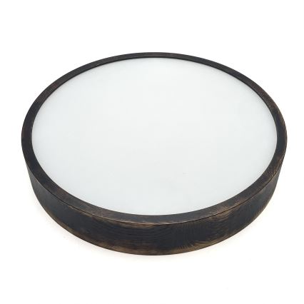 Brilagi - LED люстра на тросі CARVALHO SMOKEY 3xE27/60W/230V дуб, діаметр 47,5 см