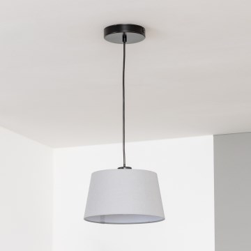 Brilagi - LED люстра на тросі CERIA 1xE27/40W/230V діам. 25 см, сіра