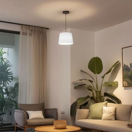 Brilagi - LED-люстра на тросі CERIA 1xE27/40W/230V діам. 30 см, біла
