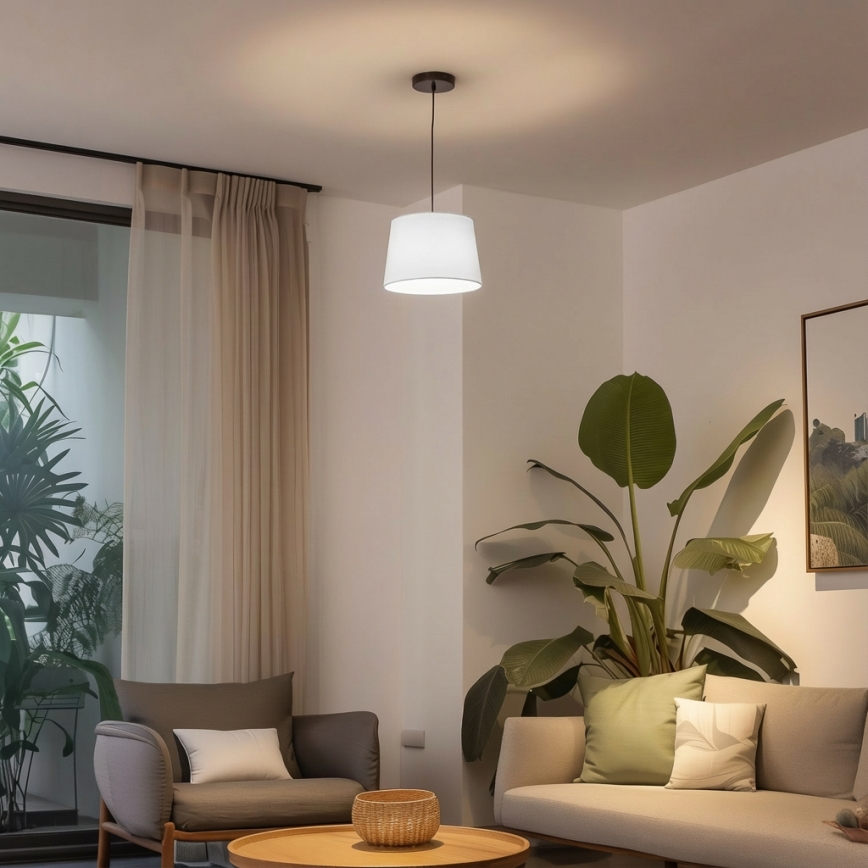 Brilagi - LED-люстра на тросі CERIA 1xE27/40W/230V діам. 30 см, біла