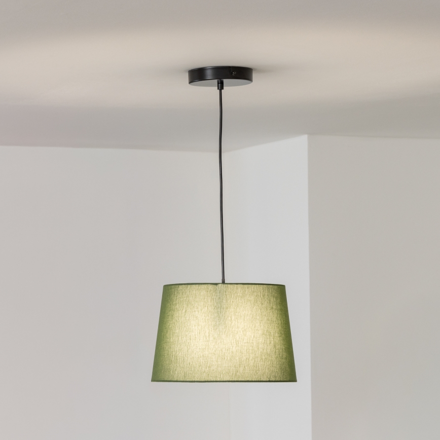 Brilagi - LED-люстра на тросі CERIA 1xE27/40W/230V діам. 30 см зелена