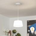 Brilagi - LED люстра на тросі CERIA 1xE27/40W/230V діаметр 25 см біла