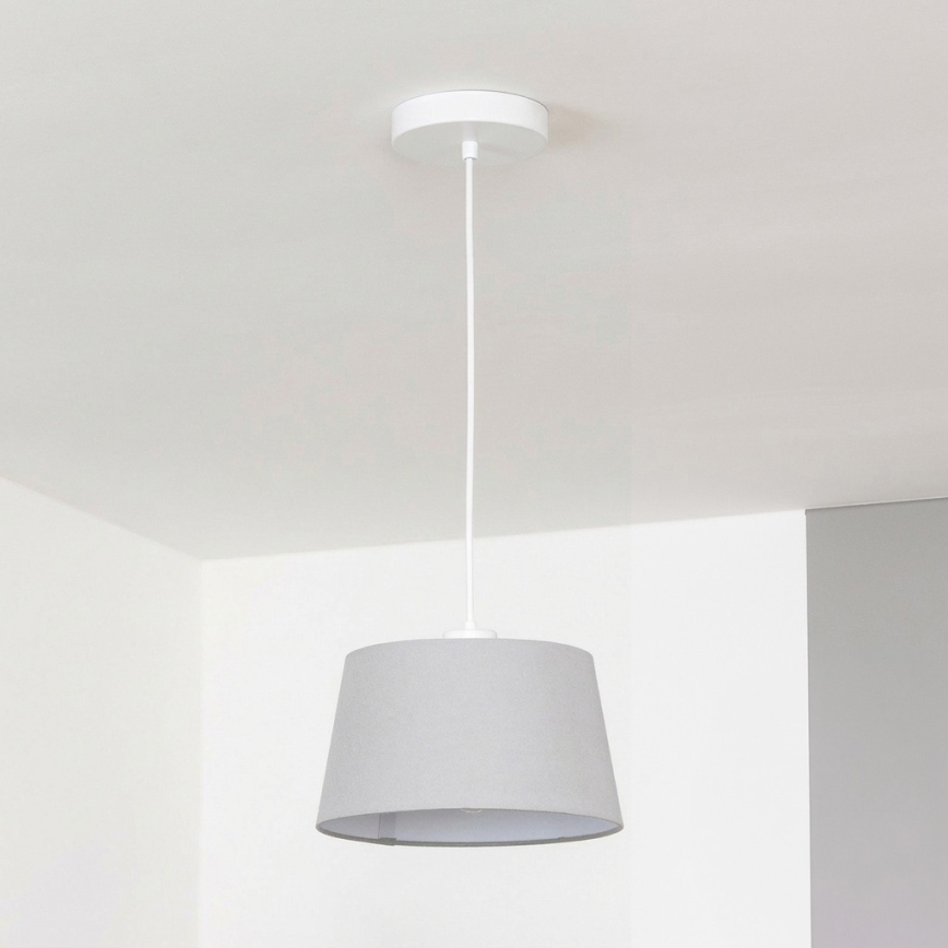 Brilagi - LED-люстра на тросі CERIA 1xE27/40W/230V, діаметр 25 см, сіра