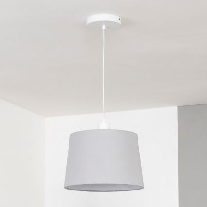 Brilagi - LED люстра на тросі CERIA 1xE27/40W/230V, діаметр 30 см, сіра