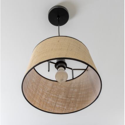 Brilagi - LED-люстра на тросі CERIA 1xE27/40W/230V діаметр 35 см бежева