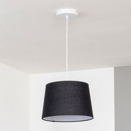 Brilagi - LED-люстра на тросі CERIA 1xE27/40W/230V, діаметром 30 см, чорна