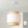 Brilagi - LED-люстра на тросі CERIA 1xE27/40W/230V Ø 30 см бежева/біла