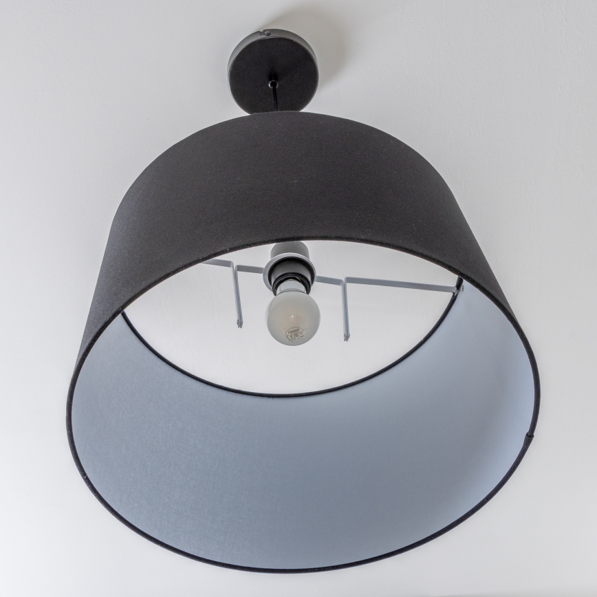 Brilagi - LED люстра на тросі CERIA 1xE27/40W/230V Ø 45 см чорна