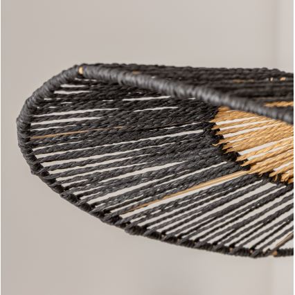 Brilagi - LED-люстра на тросі CERIA BOHO 1xE27/40W/230V діам. 80 cm чорний/коричневий