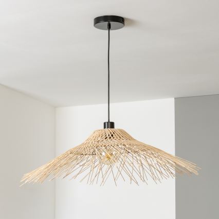 Brilagi - LED-люстра на тросі CERIA BOHO 1xE27/40W/230V, діаметр 100 см, бамбук