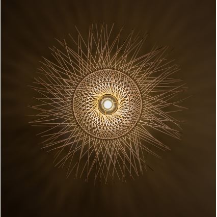 Brilagi - LED-люстра на тросі CERIA BOHO 1xE27/40W/230V, діаметр 100 см, бамбук