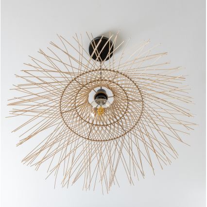 Brilagi - LED-люстра на тросі CERIA BOHO 1xE27/40W/230V, діаметр 100 см, бамбук