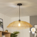 Brilagi - LED-люстра на тросі CERIA BOHO 1xE27/40W/230V Ø 70 см, коричнева