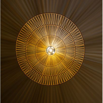 Brilagi - LED-люстра на тросі CERIA BOHO 1xE27/40W/230V Ø 70 см, коричнева