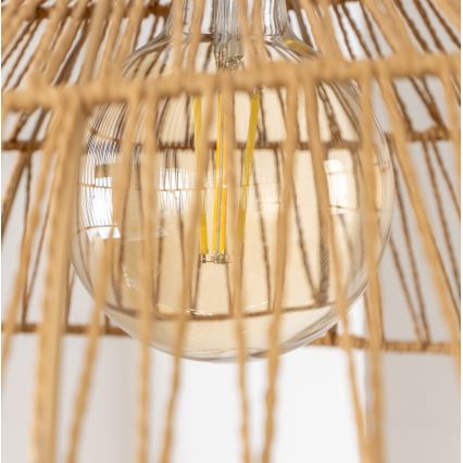 Brilagi - LED-люстра на тросі CERIA BOHO 1xE27/40W/230V Ø 70 см, коричнева