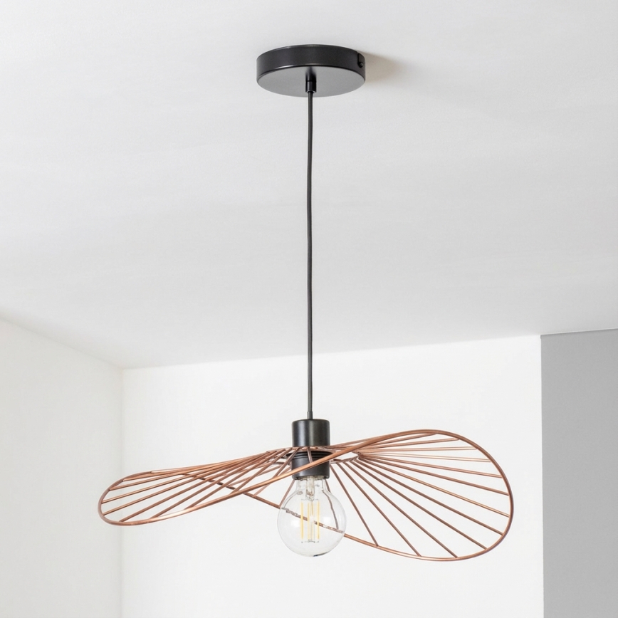 Brilagi - LED люстра на тросі CERIA WIRE 1xE27/40W/230V 40x56 cm бронзова