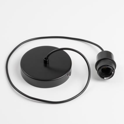 Brilagi - LED люстра на тросі CERIA WIRE 1xE27/40W/230V діам. 30 см чорна