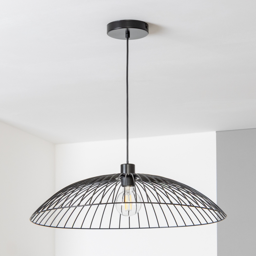 Brilagi - LED-люстра на тросі CERIA WIRE 1xE27/40W/230V діам. 60 см чорна