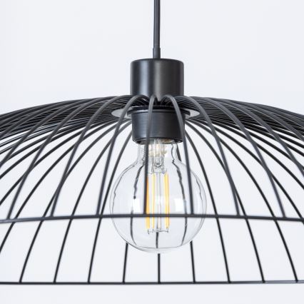 Brilagi - LED-люстра на тросі CERIA WIRE 1xE27/40W/230V діам. 60 см чорна