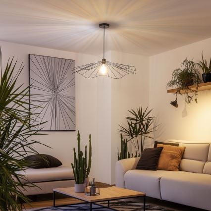 Brilagi - LED-люстра на тросі CERIA WIRE 1xE27/40W/230V діам. 80 см чорна