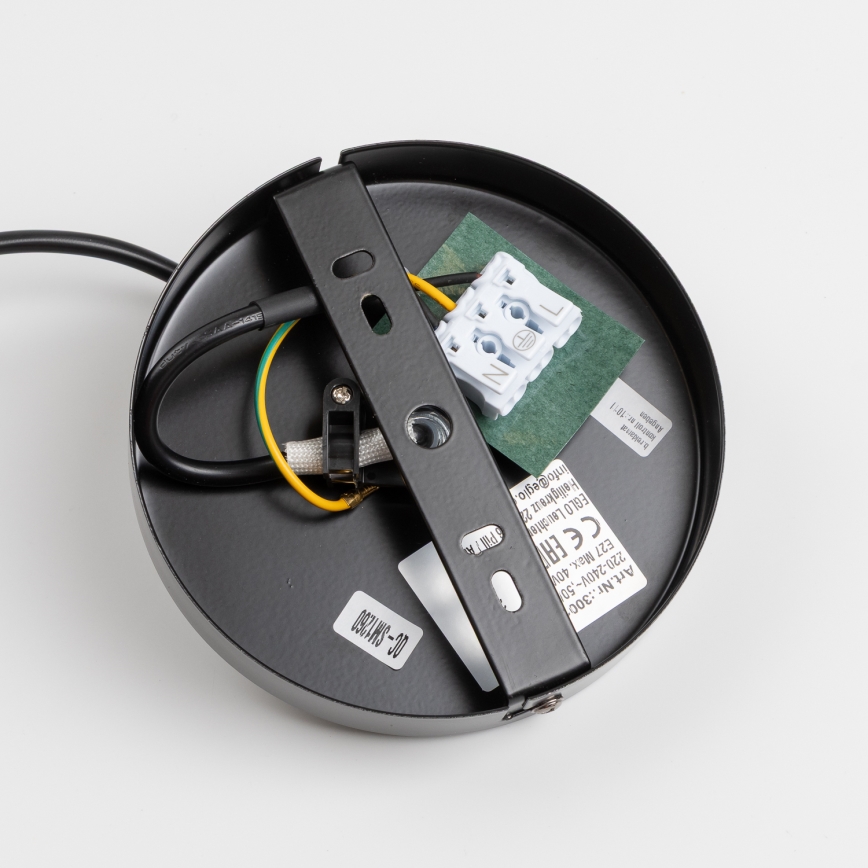 Brilagi - LED-люстра на тросі CERIA WIRE 1xE27/40W/230V діам. 80 см чорна