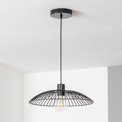 Brilagi - LED люстра на тросі CERIA WIRE 1xE27/40W/230V діаметр 38 см чорна