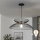 Brilagi - LED-люстра на тросі CERIA WIRE 1xE27/40W/230V, діаметр 60 см, чорна