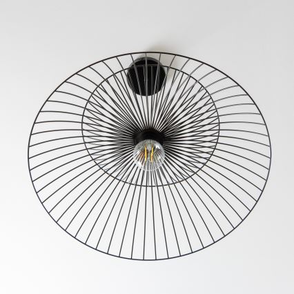 Brilagi - LED-люстра на тросі CERIA WIRE 1xE27/40W/230V, діаметр 60 см, чорна