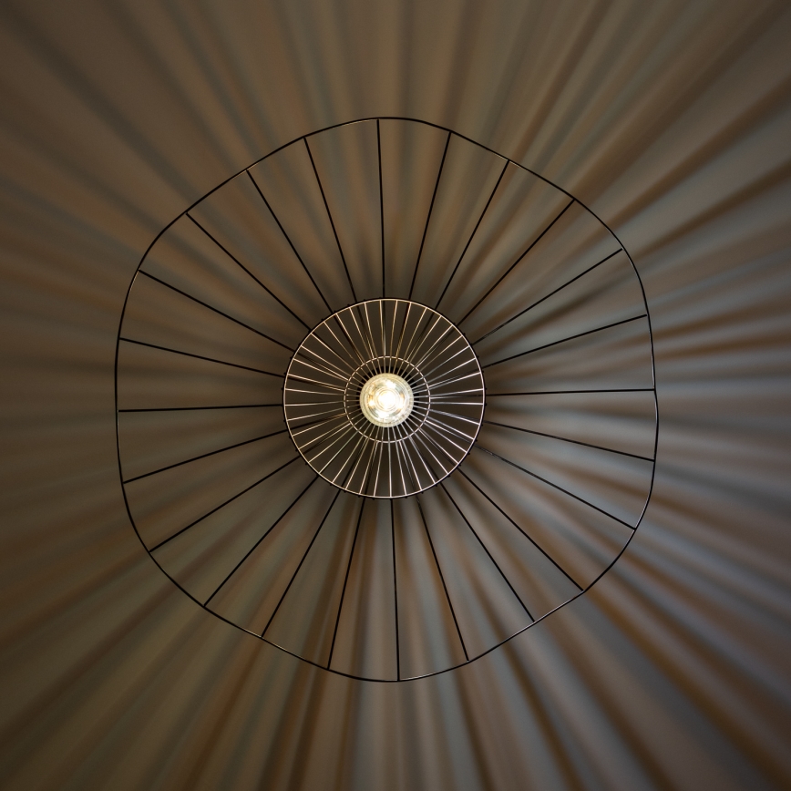 Brilagi - LED-люстра на тросі CERIA WIRE 1xE27/40W/230V діаметр 80 см чорна