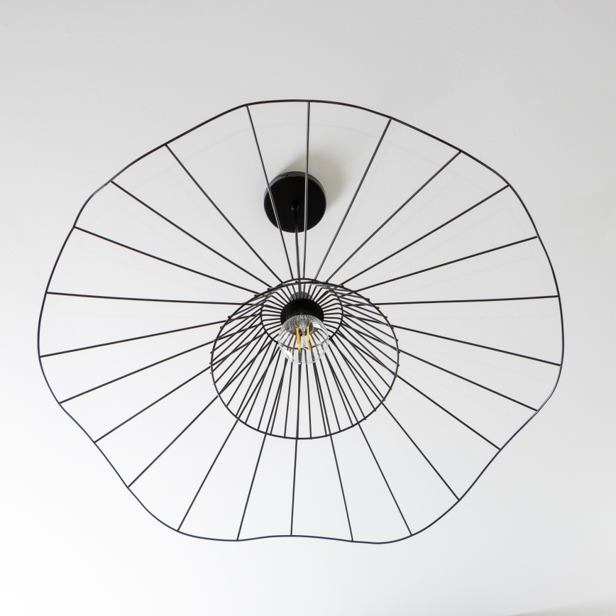 Brilagi - LED-люстра на тросі CERIA WIRE 1xE27/40W/230V діаметр 80 см чорна