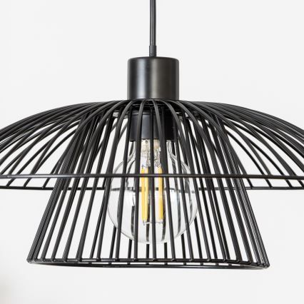 Brilagi - LED-люстра на тросі CERIA WIRE, 1xE27/40W/230V, Ø 38 см, чорна