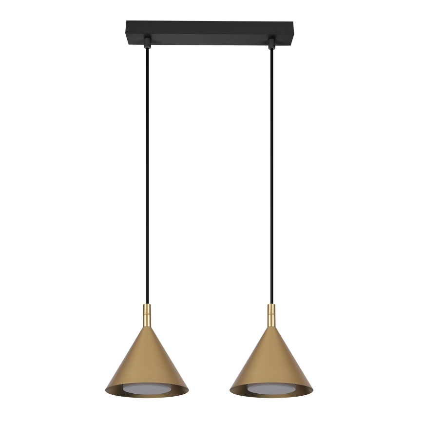 BRILAGI - LED Люстра на тросі CONE DOUBLE 2xGX53/15W/230V золота