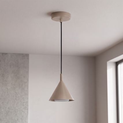 BRILAGI - LED Люстра на тросі CONE SINGLE 1xGX53/15W/230V бежева
